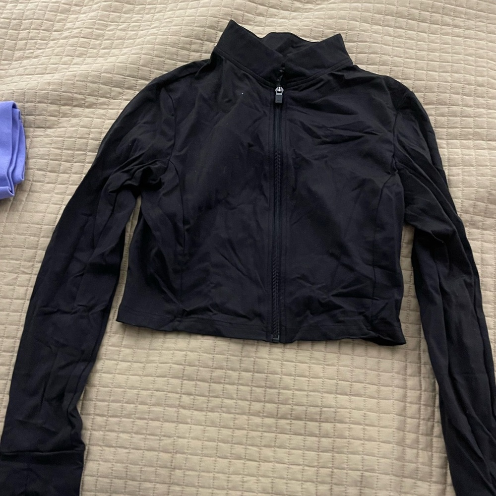 Balance full zip crop jacket